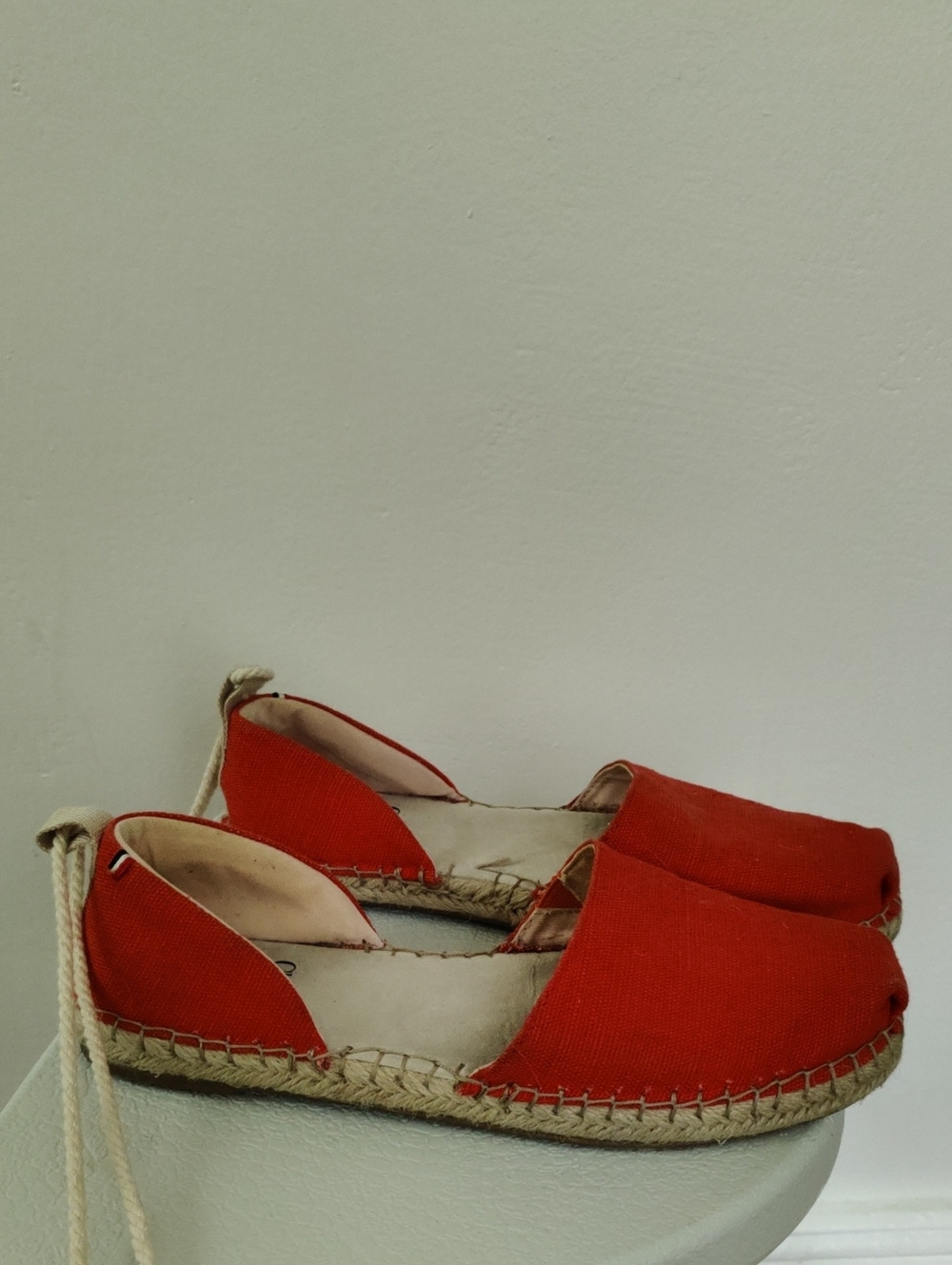 Clare V X Toms Red Espadrilles - Picture 4 of 10